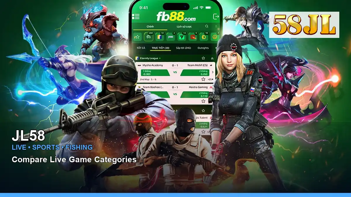 JL58 sports betting and arcade games for Philippine players
